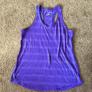 Purple work out tank top